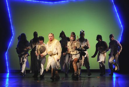 Fotka z představení Monty Python’s Spamalot