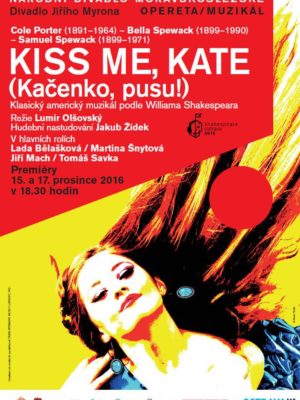 Obrázek představení Kiss Me, Kate (Kačenko, pusu!)